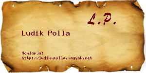 Ludik Polla névjegykártya